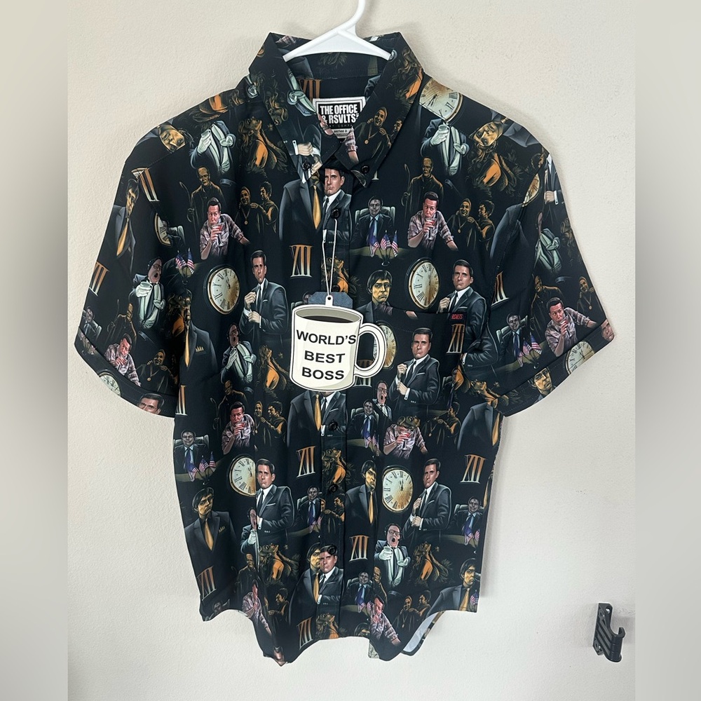 RSVLTS The Office “Threat Level Midnight” Short sleeve Shirt